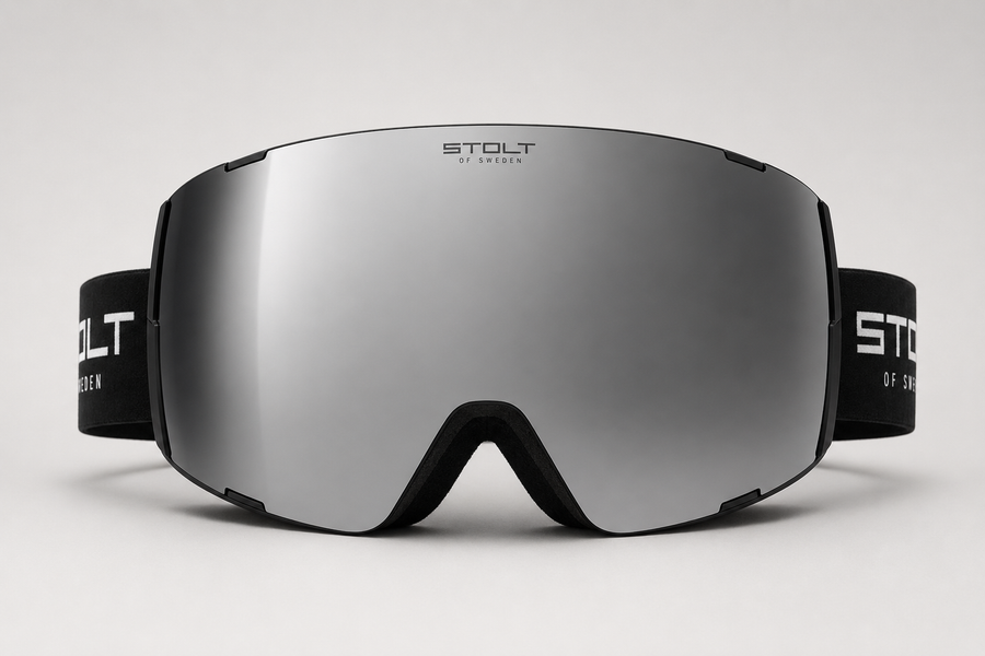 ST-50 Black Ski Goggles with Spare Lens