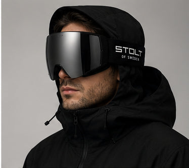 ST-50 Black Ski Goggles with Spare Lens