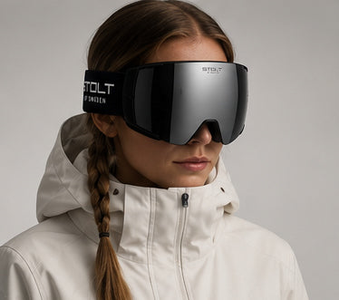 ST-50 Black Ski Goggles with Spare Lens