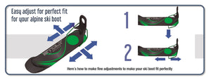 BootSki Carbon Green
